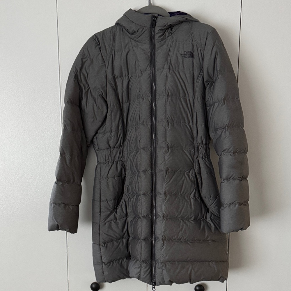 The North Face Charcoal Quilted Jacket